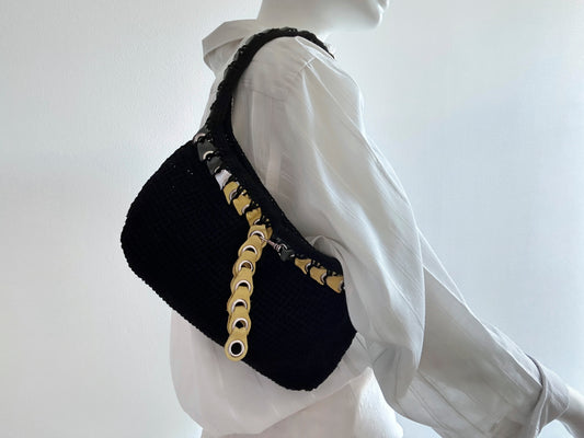 Black Baguette Belt Bag